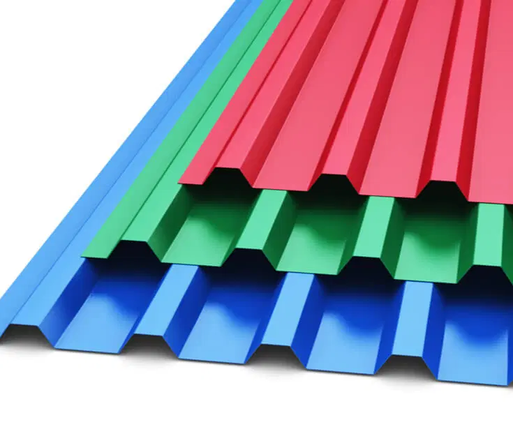 Colour coated profile sheets
