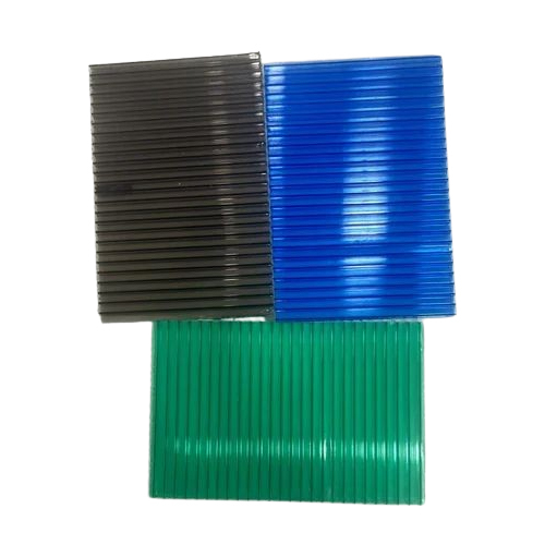 Fluted polycarbonate sheet
